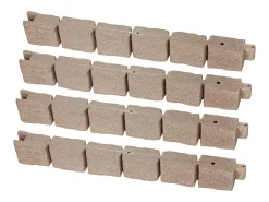 Fronteiras para Plantar SucceBuy Orla de Jardim com Pedra Artificial 1190 x 100 x 155 mm