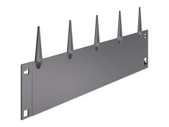 Fronteiras para Plantar SucceBuy Orla de Jardim em Aço Resistente à Ferrugem, 5 Peças, 990 x 207 mm, Cinza Escuro