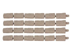 Fronteiras para Plantar SucceBuy Orla de Relvado com Pedra Artificial 1180 x 95 x 57 mm Castanho