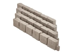 Fronteiras para Plantar SucceBuy Orla de Jardim com Imitação de Pedra Natural 1190 x 100 x 155 mm Castanho