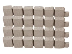 Fronteiras para Plantar SucceBuy Orla de Jardim com Imitação de Pedra Natural 1200 x 100 x 230 mm