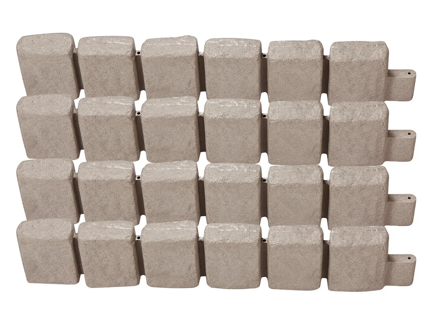 Fronteiras para Plantar SucceBuy Orla de Jardim com Imitação de Pedra Natural 1200 x 100 x 230 mm