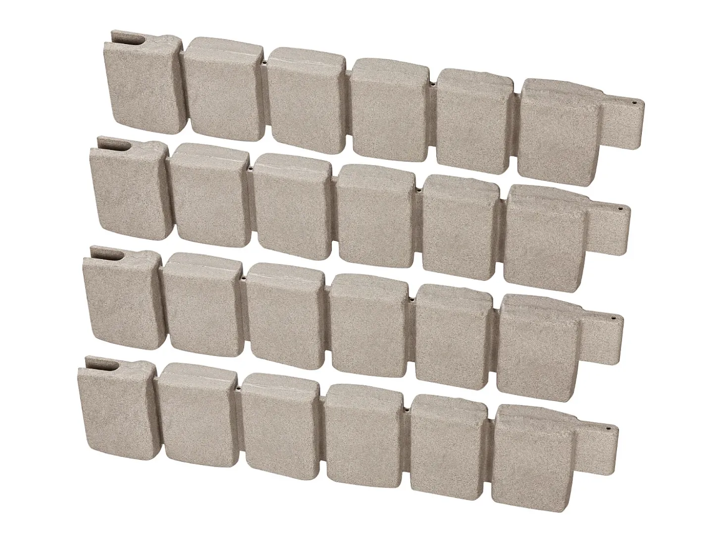 Fronteiras para Plantar SucceBuy Orla de Jardim com Imitação de Pedra Natural 1200 x 100 x 230 mm