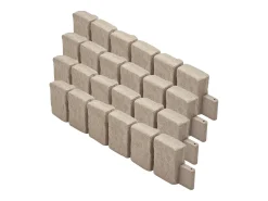 Fronteiras para Plantar SucceBuy Orla de Jardim com Imitação de Pedra Natural 1200 x 100 x 230 mm