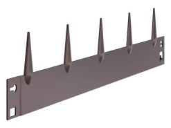 Fronteiras para Plantar SucceBuy Bordas de Jardim em Aço, Embalagem de 5, 99 x 7,5 cm, Resistente à Ferrugem, Castanho