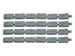 Fronteiras para Plantar SucceBuy Orla de Jardim com Imitação de Pedra Natural 1180 x 95 x 57 mm Cinza