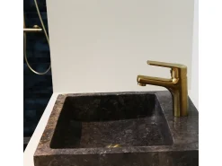 Full Torneira para lavatório baixo ouro escovado Essebagno