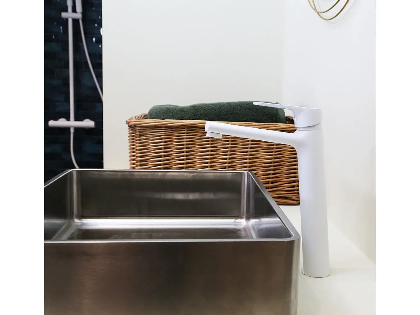 Full Torneira para lavatório alto branco Essebagno