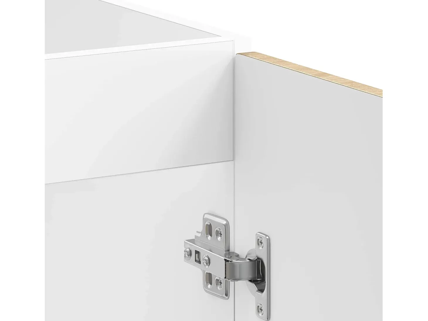 Gabinete Base para Pia Porto 2 pcs Castanho Madeira processada
