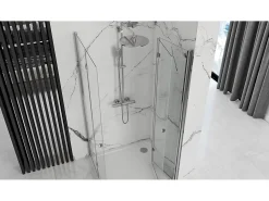 Gabinete De Chuveiro Rea Fold N2 80X120 Chrome