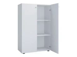 Gabinete do escritório Lona Branco L. 70 x A. 111 x P. 38 cm