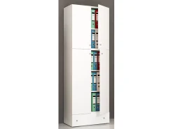 Gabinete do escritório Lona Branco A. 200 x L. 70 x P. 39 cm