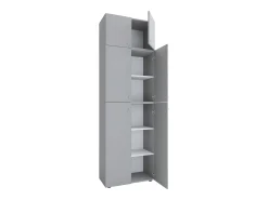 Gabinete do escritório Lona Cinza A. 223 x L. 70 x P. 39 cm