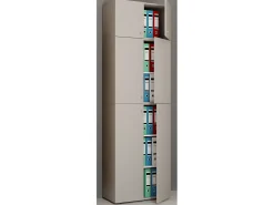 Gabinete do escritório Lona Cinza A. 223 x L. 70 x P. 39 cm