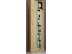 Gabinete do escritório Lona Sonoma Oak A. 240 x L. 70 x P. 39 cm
