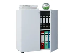 Gabinete do escritório Lona Branco L. 70 x A. 74 x P. 40 cm