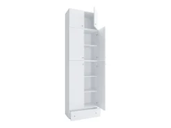 Gabinete do escritório Lona Branco A. 240 x L. 70 x P. 39 cm