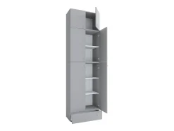 Gabinete do escritório Lona Cinza A. 240 x L. 70 x P. 39 cm