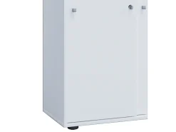 Gabinete do escritório Lona Branco L. 70 x A. 184 x P. 37 cm