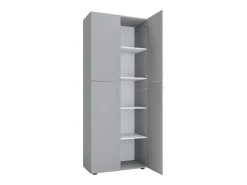 Gabinete do escritório Lona Cinza L. 70 x A. 184 x P. 40 cm