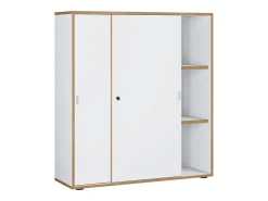 Gabinete do escritório Salia Branco A. 110 x L. 100 x P. 37 cm