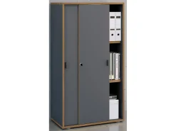 Gabinete do escritório Salia Antracite A. 110 x L. 60 x P. 37 cm