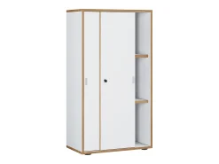 Gabinete do escritório Salia Branco A. 110 x L. 60 x P. 37 cm