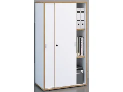 Gabinete do escritório Salia Branco A. 110 x L. 60 x P. 37 cm