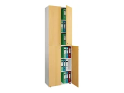 Gabinete do escritório Ulas Branco/faia A. 220 x L. 70 x P. 40cm