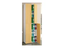 Gabinete do escritório Ulas Branco/faia A. 220 x L. 70 x P. 40cm