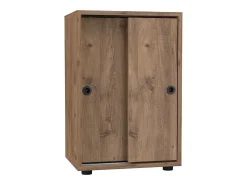 Gabinete do escritório Ulas Carvalho mel A. 74 x L. 49 x P. 38 cm