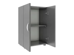 Gabinete do escritório Ulas Antracite A. 74 x L. 49 x P. 34 cm