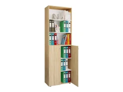 Gabinete do escritório Ulas Sonoma Oak A. 220 x L. 70 x P. 40cm