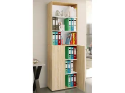 Gabinete do escritório Ulas Sonoma Oak A. 220 x L. 70 x P. 40cm