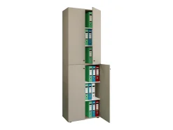Gabinete do escritório Ulas Cinza A. 220 x L. 70 x P. 40cm