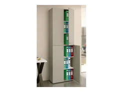 Gabinete do escritório Ulas Cinza A. 220 x L. 70 x P. 40cm