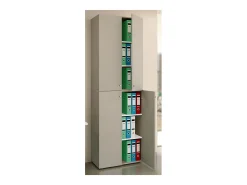 Gabinete do escritório Ulas Cinza A. 220 x L. 70 x P. 40cm