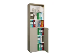 Gabinete do escritório Ulas Cinza A. 220 x L. 70 x P. 40cm