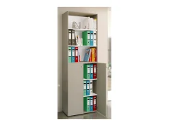 Gabinete do escritório Ulas Cinza A. 220 x L. 70 x P. 40cm