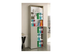Gabinete do escritório Ulas Cinza A. 220 x L. 70 x P. 40cm