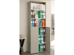 Gabinete do escritório Ulas Cinza A. 220 x L. 70 x P. 40cm