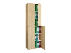 Gabinete do escritório Ulas Sonoma Oak A. 220 x L. 70 x P. 40cm