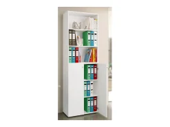 Gabinete do escritório Ulas Branco A. 220 x L. 70 x P. 40cm