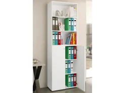 Gabinete do escritório Ulas Branco A. 220 x L. 70 x P. 40cm
