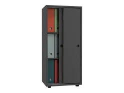 Gabinete do escritório Ulas Antracite A. 109 x L. 49 x P. 38 cm