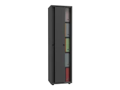 Gabinete do escritório Ulas Antracite A. 168 x L. 49 x P. 38 cm