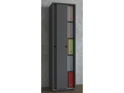 Gabinete do escritório Ulas Antracite A. 168 x L. 49 x P. 38 cm