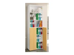 Gabinete do escritório Ulas Branco/faia A. 220 x L. 70 x P. 40cm