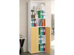 Gabinete do escritório Ulas Branco/faia A. 220 x L. 70 x P. 40cm