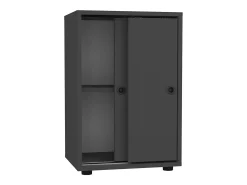 Gabinete do escritório Ulas Antracite A. 74 x L. 49 x P. 38 cm